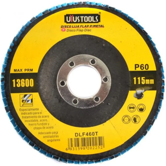 DLF460T – DISCO LIJA FLAP METAL 115MM #60